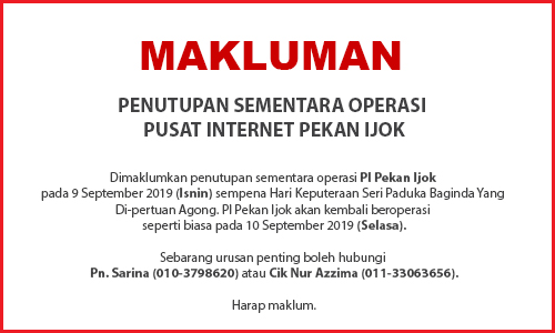 NOTIS PENUTUPAN PI 9 sept